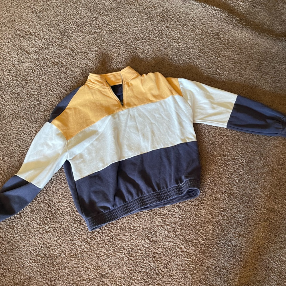 PACSUN la heart quarter zip cropped